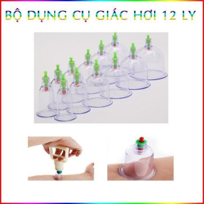 Bộ Dụng Cụ Giác Hơi 12 Ly Không Dùng Lửa Tiện Dụng