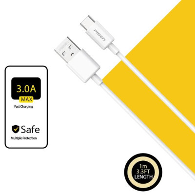 Cáp Sạc Mr White Type-C USB-A 1 m - Pisen TC25-1000