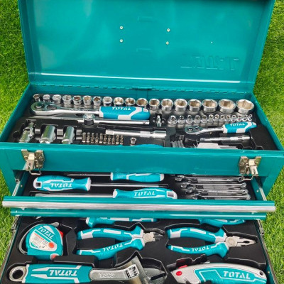 BỘ 97 CÁI CÔNG CỤ TRONG HỘP ĐỒ NGHỀ TOTAL THPTCS70971 - HÀNG CHÍNH HÃNG