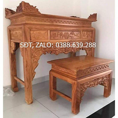 Cặp Bàn Thờ gỗ Gõ Đỏ giá 13tr500/Cặp 0388.639.288