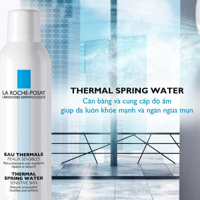 Xịt Khoáng Làm Dịu Và Bảo Vệ Da La Roche-Posay Thermal Spring Water (50ml)  - TẶNG MÓC KHÓA