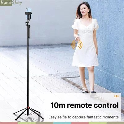 Ulanzi MA09 - Tripod Selfie Điều Khiển Từ Xa Bluetooth Dành Cho Gopro, Điện Thoại, Máy Ảnh, Chiều Cao Tối Đa 1,8m - Hàng chính hãng