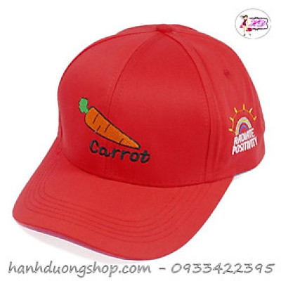 Nón kết carrot cầu vồng khóa xịn mũ lưỡi trai nam chất liệu vải cao cấp thoáng mát dễ thấm hút mồ hôi