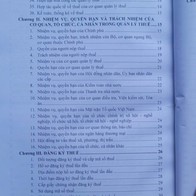 Sách Chỉ Dẫn Áp Dụng Luật Quản Lý Thuế sđ, bs 2024 – Những Quy Định Mới Trong Công Tác Kế Toán Dành Cho Các Loại Hình Doanh Nghiệp (V2557T)