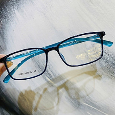 Gọng kính cận/viễn/loạn/lão 0303 nhựa thời trang cao cấp nam nữ siêu nhẹ siêu bền mắt kính OURESS