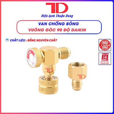 Van chống bỏng vuông góc 90 độ dành cho điều hòa daikin, Điện lạnh Thuận Dung