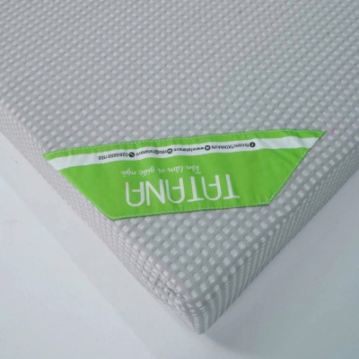 Nệm Bông Ép Tatana Eco Cool Gấp 3 - Áo vải Gấm Lạnh Thoáng Mát, Êm Ái. Bảo hành 10 năm