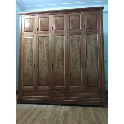 tủ áo gỗ đinh hương cao 2m56x dài 2m35x sâu 56