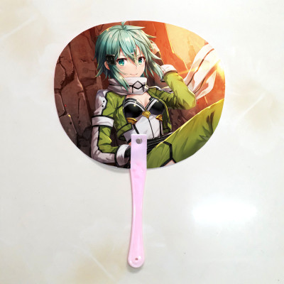 Qụat cầm tay in ảnh 2 mặt khác nhau Sword Art Online 