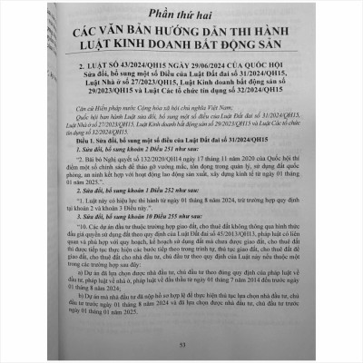 Sách Luật Kinh Doanh Bất Động Sản và Văn Bản Hướng Dẫn Thi Hành – V2486D