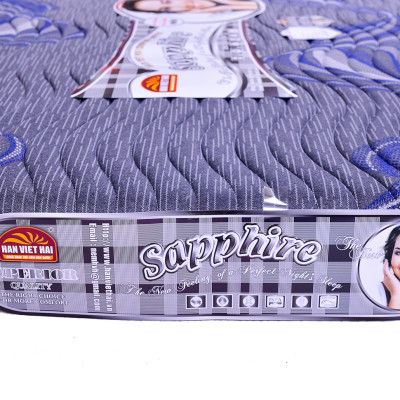 Nệm foam ép Tundo Hàn Việt Hải Sapphire vải xốp gấm