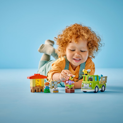 Đồ Chơi Lắp Ráp Nông Trại Ong Của Bé - Caring For Bees & Beehives - Lego Duplo 10419 (22 Mảnh Ghép)