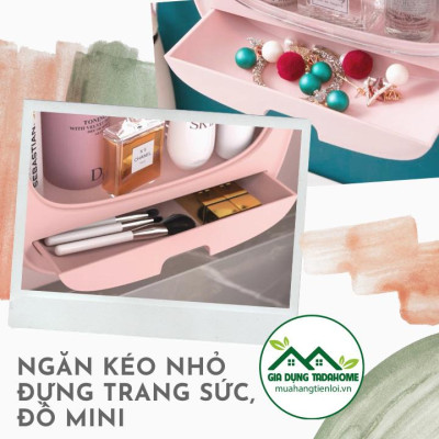 TỦ ĐỰNG MỸ PHẨM, TRANG SỨC, TỦ THUỐC Y TẾ TREO TƯỜNG CHỐNG NƯỚC (TẶNG KÈM MIẾNG DÁN) VIỆT NHẬT HOKORI 3635 - TADAHOME