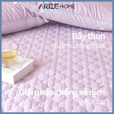 Tấm Bảo Vệ Nệm ARIZE Vải Microfiber Amber Pink Nhiều Kích Thước