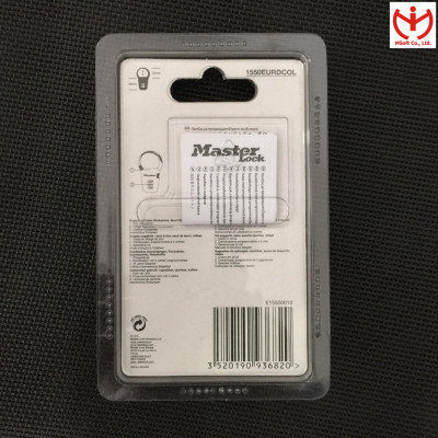 Khóa số Master Lock 1550 DCOL nhiều màu - khóa vali hành lý