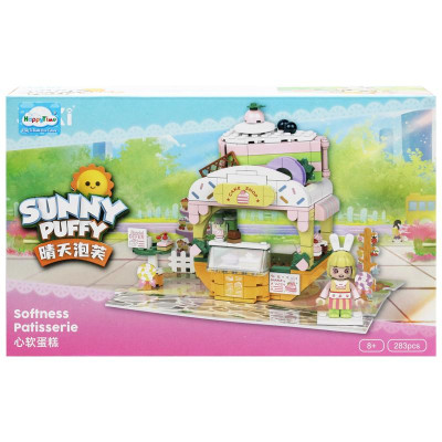 Đồ Chơi Lắp Ráp Mô Hình Cửa Hàng Bánh Sunny Puffy Softness Patisserie- Jaki JK2122 (283 Mảnh Ghép)