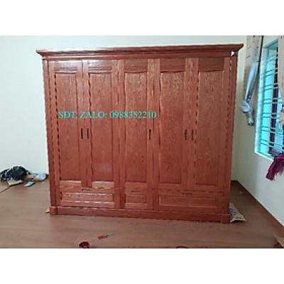 TỦ ÁO GỖ ĐINH HƯƠNG CÁNH PHẲNG