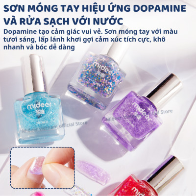 Phụ kiện cho bé gái vòng tay, vòng charm, sơn móng tay Mideer Girls Power Lacing Beads