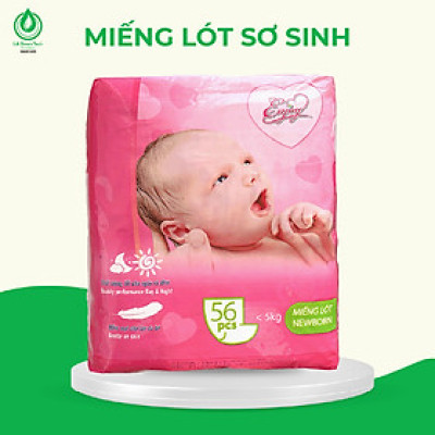 Miếng lót thấm hút tốt cho bé dưới 5kg Enjoy Newborn mềm mại 56 miếng