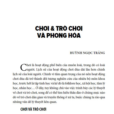 Đồng dao và trò chơi truyền thống