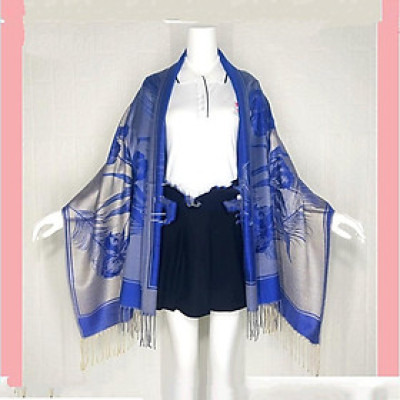 KHĂN CHOÀNG CỔ PASHMINA HOA DỪA 03