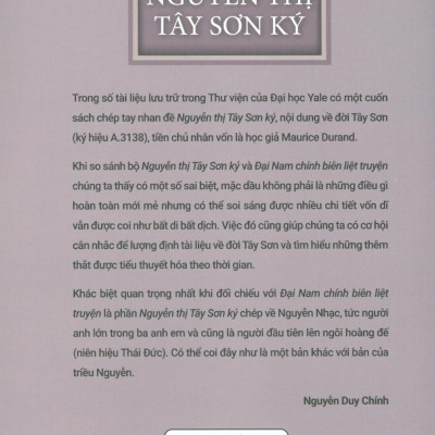 Nguyễn Thị Tây Sơn Ký