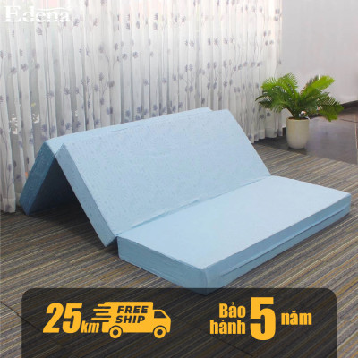 Nệm Bông Ép Gấp 3 Edena Cao Cấp-Độ cứng cao -Bảo hành 5 năm
