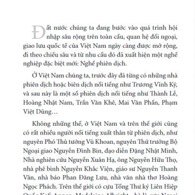 Cẩm Nang Kỹ Năng Nghề Phiên Dịch