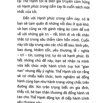 Hạnh Phúc Trong Tầm Tay