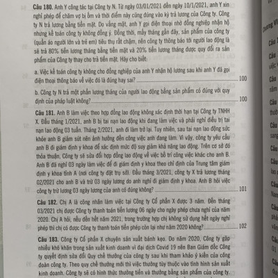 500 Câu Hỏi Và Tình Huống Giải Quyết Các Vướng Mắc, Tranh Chấp Lao Động Theo Bộ Luật Lao Động Năm 2019