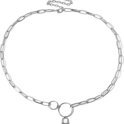 Thời trang punk hip-hop thắt lưng thắt eo chuỗi ổ khóa