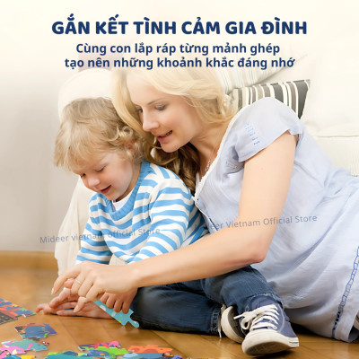 Đồ Chơi Xếp Hình Đại Dương 104 Mảnh Wonderful Ocean Mideer Vali Gift Box Puzzle