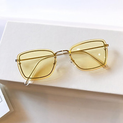 Kính râm màu Mắt nhỏ form nhỏ mini gọng kim loại tăm mảnh nhẹ (Nhiều màu) + tặng Tuavit Kính xinh mini