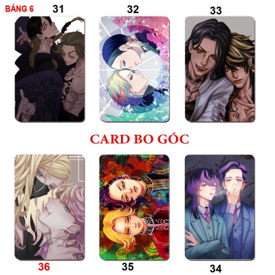 Card anime Tokyo Revengers 6 ảnh khác nhau/ Thẻ card kịch Trường takemiki Tokyo Revengers