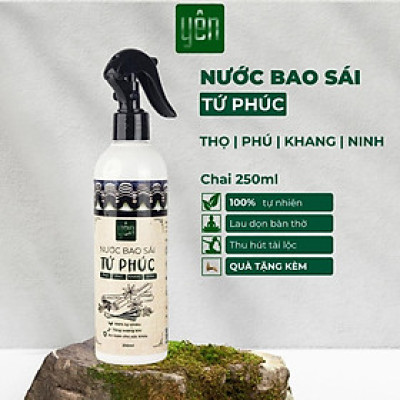 Nước Bao Sái Tứ Phúc Yên Làm Sạch Bàn Thờ Lau Vệ Sinh Đồ Thờ Cúng Thu Hút Tài Lộc