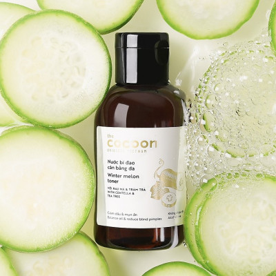 Combo Gel rửa mặt bí đao cocoon 140ml + Toner bí đao cocoon 140ml