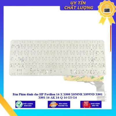 Bàn Phím dùng cho HP Pavilion 14-X X000 X050NR X099ND X001 X001 14-AK 14-Q 14 G3 G4 - Hàng Nhập Khẩu New Seal