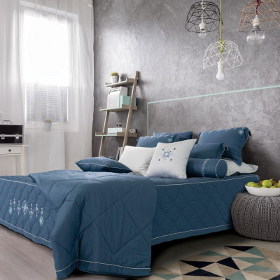 Bộ ga chun chần Everon ESB22055 ( 01 Ga chun chần + 02 Vỏ gối 45x65)