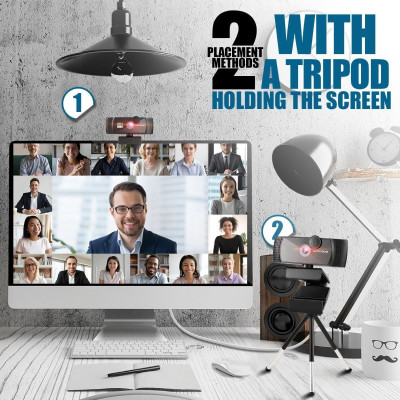 Webcam PGR 2K Auto focus lấy nét tự động cho máy tính Laptop nhập khẩu