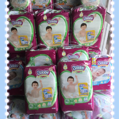 Tặng thêm 8 miếng | Tã Quần Bobby XL62 Miếng 12 Đến 17 Kg - Bỉm Quần Trẻ Em Bobby Size XL62