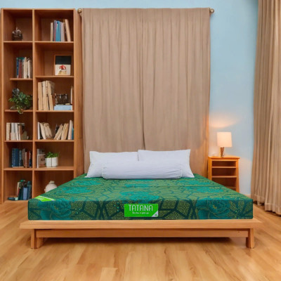 Nệm bông ép gấp 3 Eva Tatana - Dễ dàng di chuyển ,gấp gọn- Màu ngẫu nhiên  - Bảo hành 5 năm.