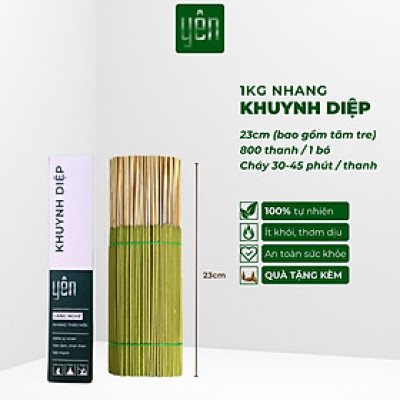 Nhang Khuynh Diệp Sạch 1kg Giá Sỉ Loại 23-30-40cm 800-700-500 Thanh Yên 100 % Tự Nhiên Thờ Cúng Thư Giãn