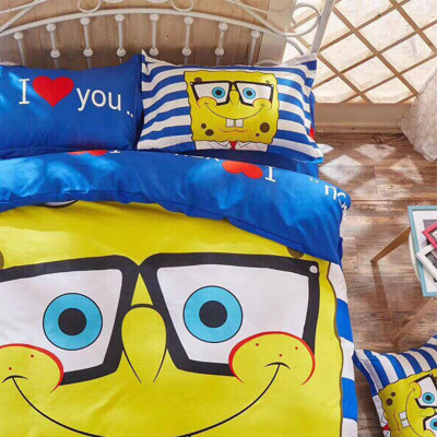 Bộ drap và vỏ chăn cotton Classic Kid VCK2001( 4 món )