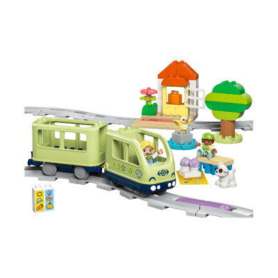 LEGO DUPLO 10427 Đồ Chơi Lắp Ráp Tàu Lửa Phiêu Lưu Tương Tác (57 chi tiết)