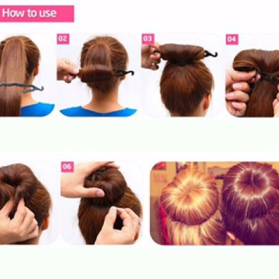 ️bộ phụ kiện tóc rút,tạo kiểu tóc:set 4 sp