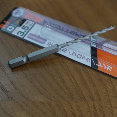 Combo Vít bê tông 4mm đầu dù P438 & Mũi khoan tường 3.5mm đuôi lục giác Unika (Không cần tắc kê nhựa)