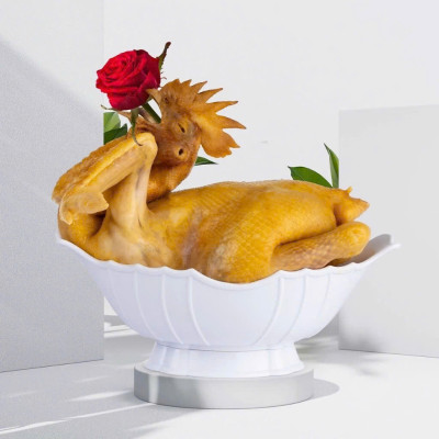 Bát đựng gà cúng  hình thuyền đẹp mắt. Bát đựng gà nguyên con, bát đựng hoa quả gọn gàng , tiện dụng