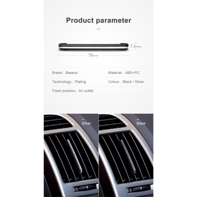 Bộ Khuếch Tán Nước Hoa Trên Ô Tô Baseus Ultra Thin Siêu Mỏng Tặng 6 Lõi An Toàn Cho Phụ Nữ Mang Thai, Trẻ Nhỏ Sản Phẩm Chính Hãng