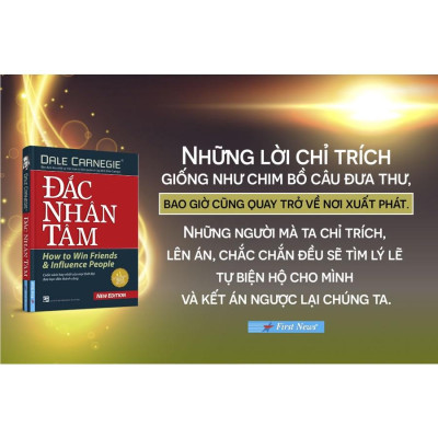Sách - Combo Đắc nhân tâm (Khổ nhỏ) + Quẳng gánh lo đi và vui sống (Khổ nhỏ) - FirstNews
