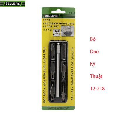 BỘ DAO TRỔ 7 CHI TIẾT SELLERY 12-218